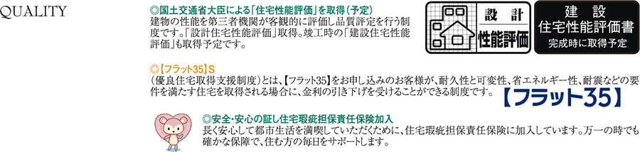 セイガステージ氷川台　品質
